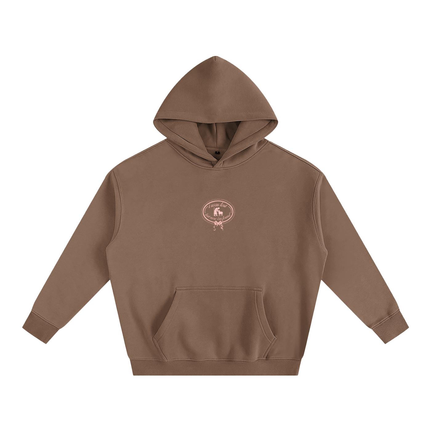 Lost and Found Oversize Fleeced Hoodie