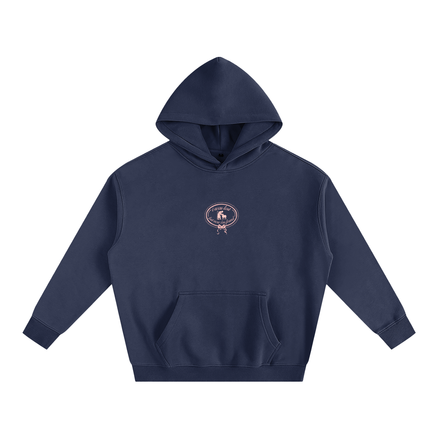 Lost and Found Oversize Fleeced Hoodie