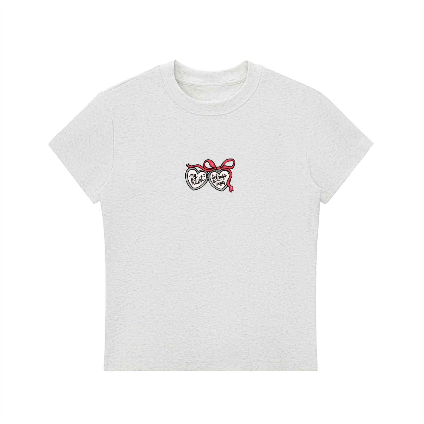 My Heart Belongs to Jesus Fitted Tee
