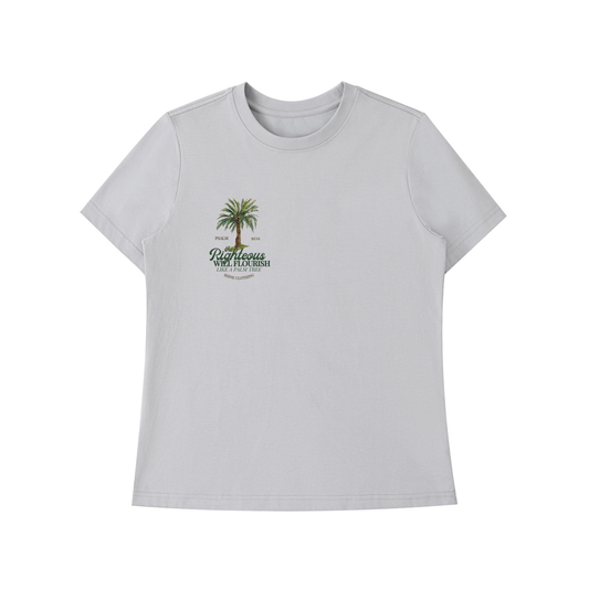 The Righteous Will Flourish Fitted Tee