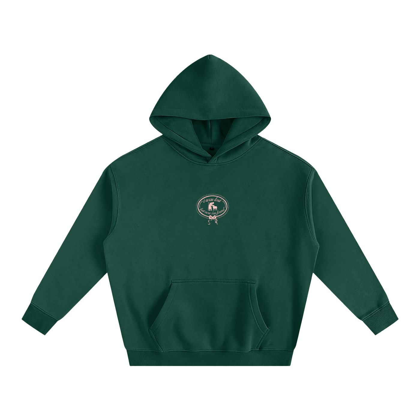 Lost and Found Oversize Fleeced Hoodie