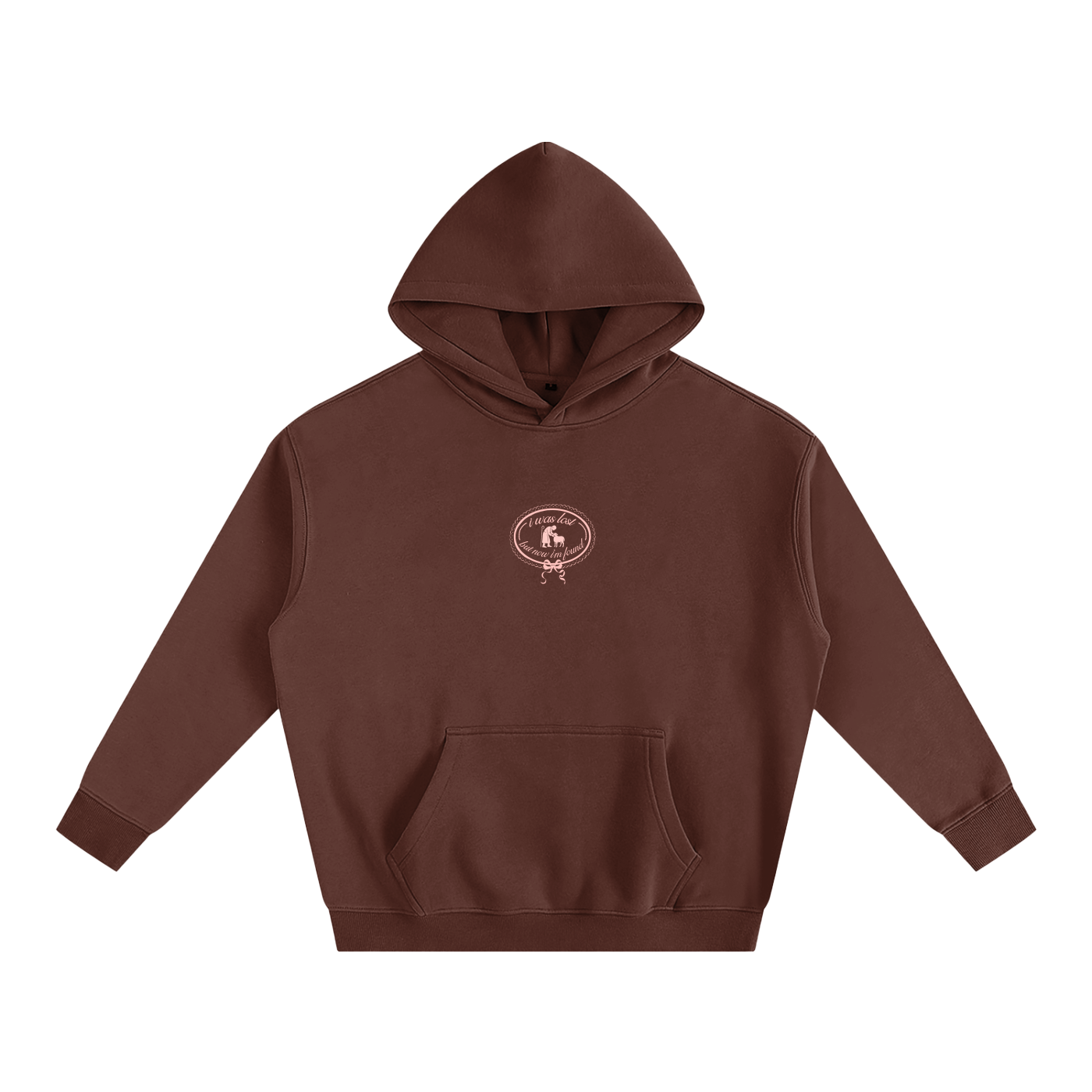 Lost and Found Oversize Fleeced Hoodie